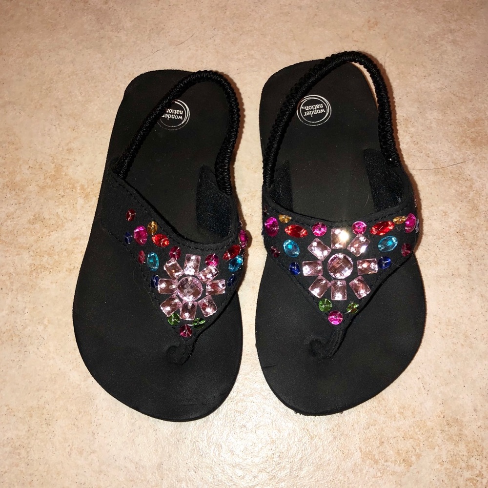 Toddler Multi-Color Gemstone Sandals